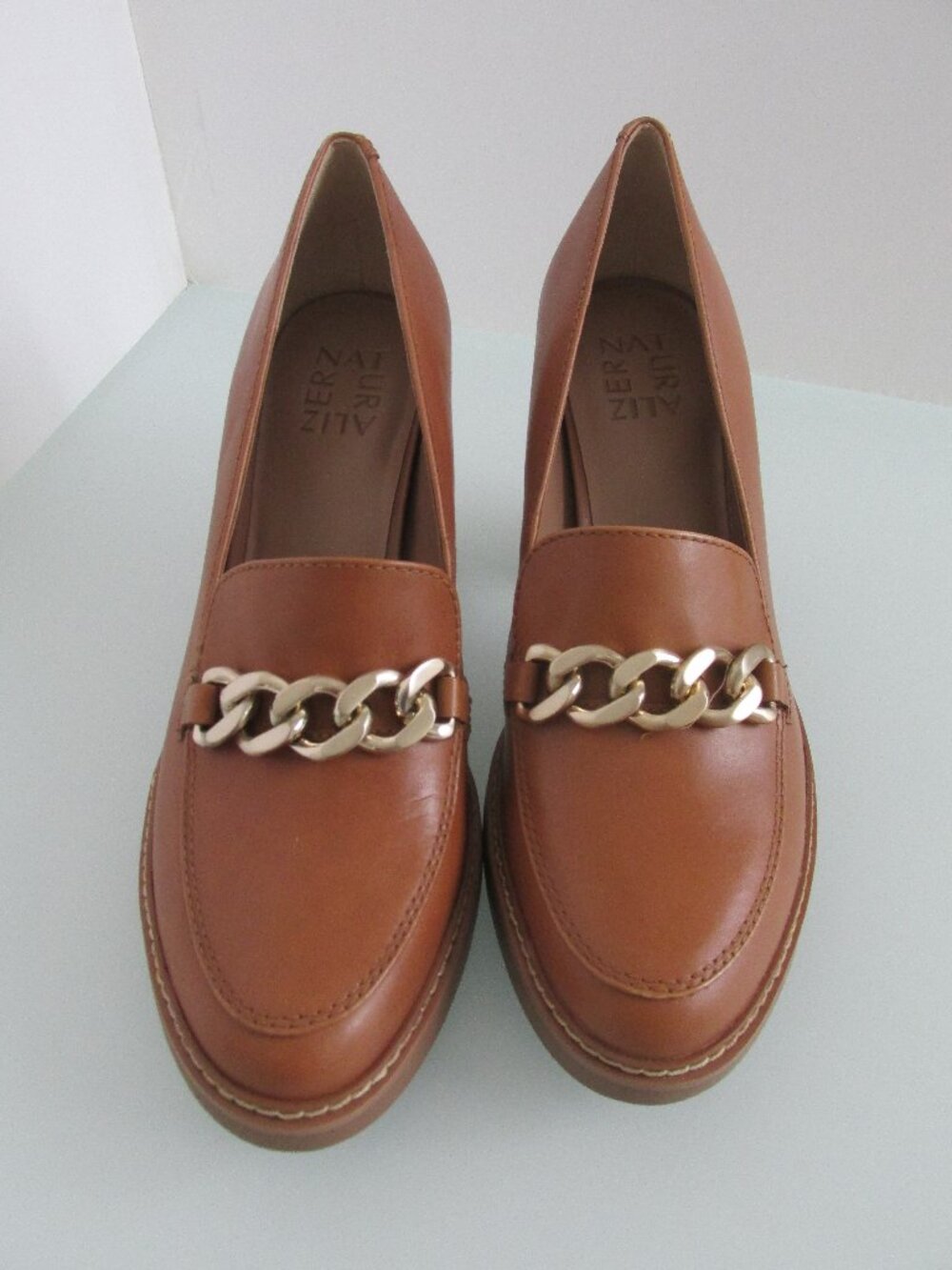 Naturalizer (New) Callie-Moc English TE Leather Heels Size 8M